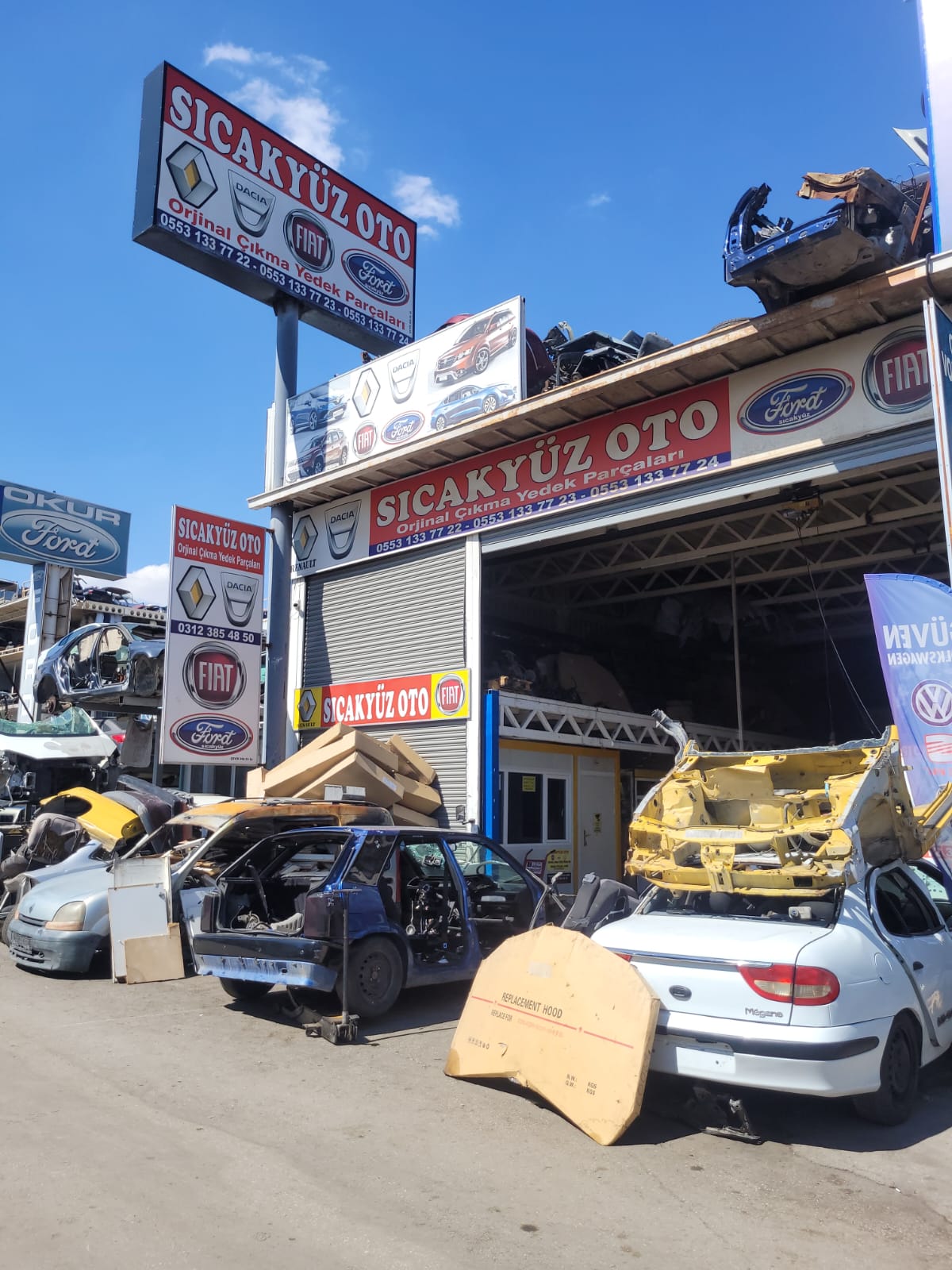 Sıcakyüz Otomotiv - Orijinal Çıkma Yedek Parçaları - Ostim / Ankara